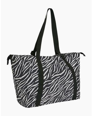 Regatta Boulder Zebra Print Tote Bag - Black