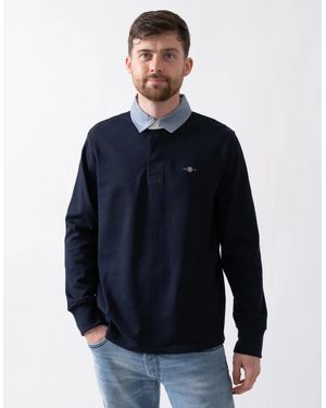 GANT Regular Fit Chambray Heavy Rugger - Blue