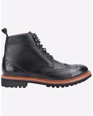 Cotswold Rissington Commando Boots - Black