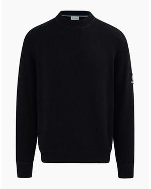 Sandbanks Crew Neck Raglan Jumper - Blue