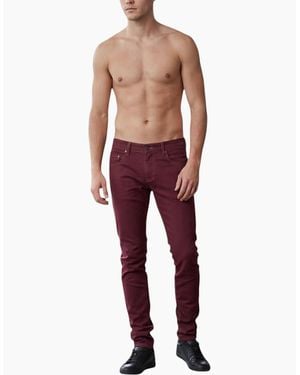 Armani Jeans 6X6J35 Denim Jeans Stretch Extra Slim Fit Aj Trousers Trouser - Red