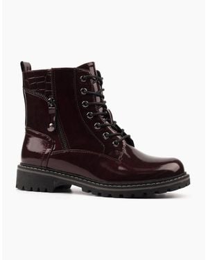 Lunar Allison Ankle Boots - Brown