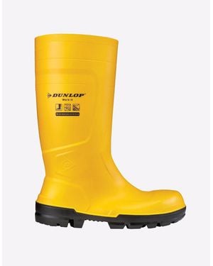 Dunlop Work-It Waterproof Safety Wellingtons - Yellow