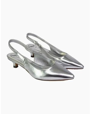 XY London Ladies Avalone Metallic Kitten Heel Sandals