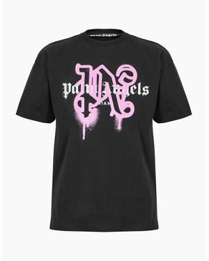 Palm Angels Palm Miami Spray T - Black