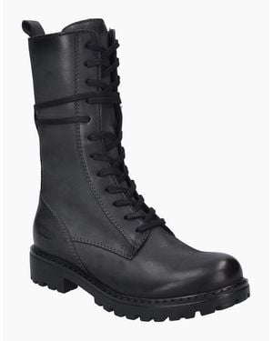 Josef Seibel Melinda 29 Combat Calf Boots - Black