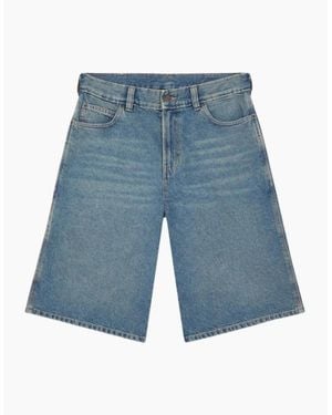 Dickies 13 Inch Loose Khaki Tinted Jean Short - Blue