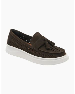 Frank Wright Robson Penny Loafers - Black