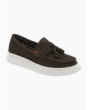 Frank Wright Robson Penny Loafers - Black