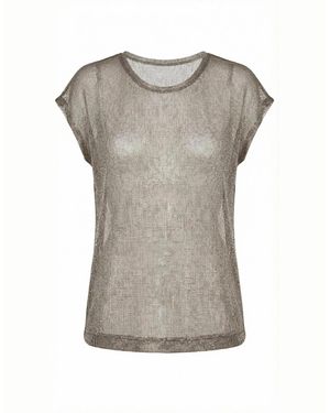 Nooki Design Amor Knit Top-Pewter - Grey
