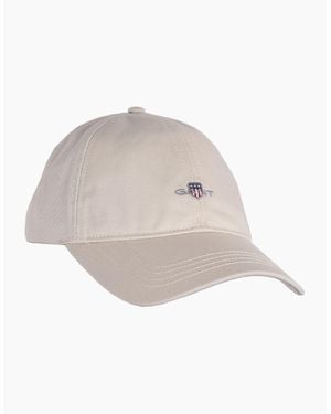 GANT Shield Base Ball Cap Putty - Natural