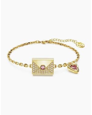 Swarovski Crystal Chain Bracelets - Metallic