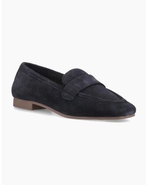 Hush Puppies Sutton Suede Leather Loafers - Blue