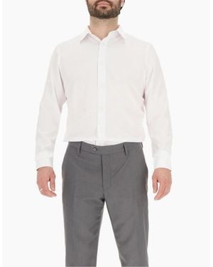 Scotch & Soda Oxford Long Sleeve Shirt Collar Shirt - White