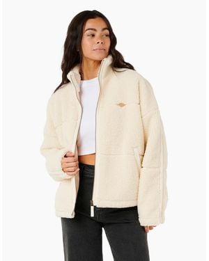 Rip Curl Rip Curl Cala Nights Sherpa Full Zip Fleece - Natural