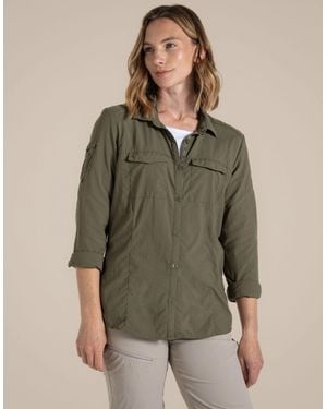Craghoppers Nosilife Adventure 3 Long Sleeve Shirt - Green