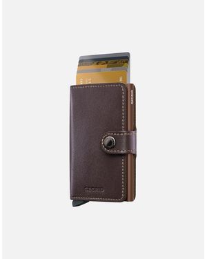Secrid Mini Wallet Chocolate - Brown