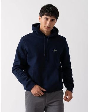 Lacoste Fleece Hoodie - Blue