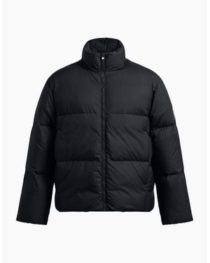 Under Armour Solid Patterned Down Puffer Jacket - Blue