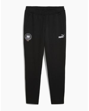 PUMA Dhb Archive Track Closed Hem Jersey Jogging Bottoms - Black