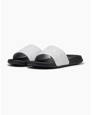 PUMA Popcat 20 Embedded Pool Sliders - White