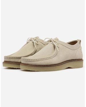 Oliver Sweeney Marana Calf Suede Moccasin Shoes - Natural