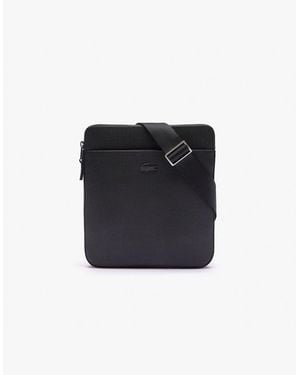 Lacoste Xb 99 Textured Rectangle Shape Cross Body - Black