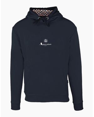 Aquascutum Hooded Sw - Blue