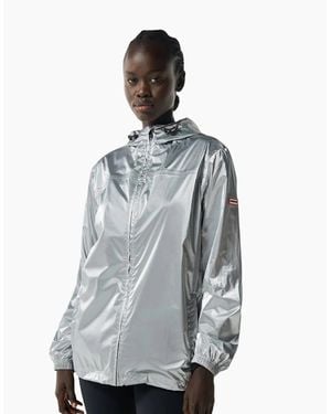 HUNTER Packable Adults Rain Jacket - Blue