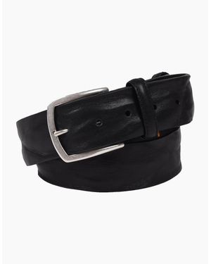 Elliot Rhodes Unlined Tumbled Jeans Belt - Black