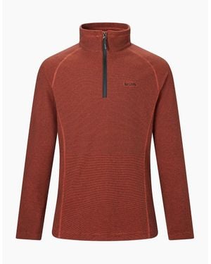 Regatta Great Outdoors Montes Funnel Neck Fleece Jumper - Red