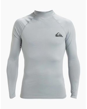 Quiksilver Everyday Upf 50 0 Long Sleeve Rash Vest - Grey