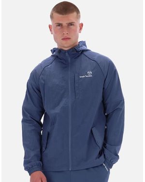 Sergio Tacchini Maldini Hooded Jacket Vintage - Blue