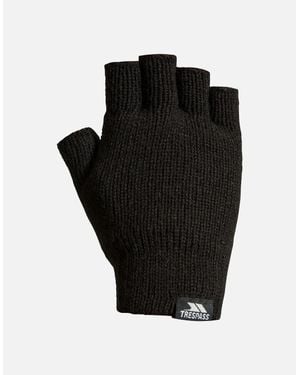 Trespass Adult Dita Knitted Thinsulate Fingerless Gloves - Black
