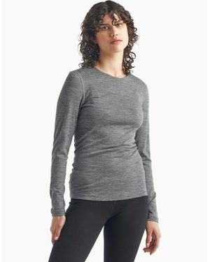 Icebreaker Oasis Long Sleeve Baselayer Top - Grey