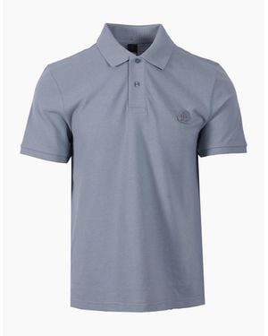 Moose Knuckles Everett Polo Shirt Jet Stream - Blue