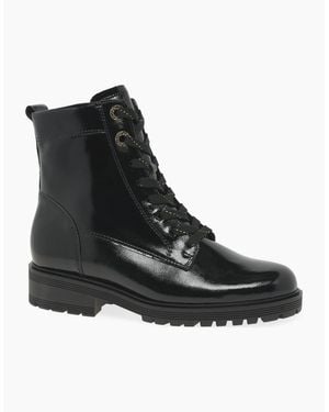 Gabor Flamboyant Ankle Boots - Black