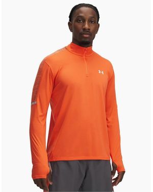 Under Armour Tech Zip Neck Long Sleeve Sweatshirt - Orange