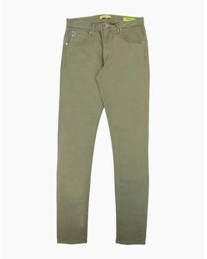 Versace Jeans Vj 5 Pocket Stretch Slim Fit Jean Khaki - Green