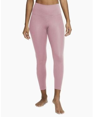 Nike Yoga Pastel 7/8 Leggings - Pink