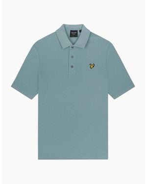 Lyle & Scott Lyle & Scott Slate Milano Polo Shirt - Blue