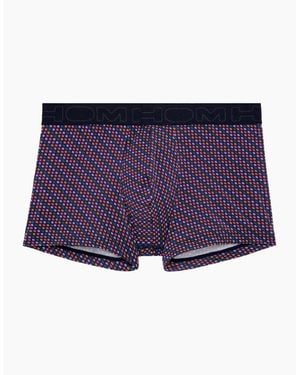 Hom Muticolour Dots Hal Print Boxer Trunk, /Multi - Purple