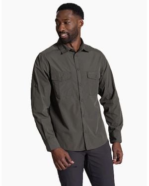 Craghoppers Kiwi Ii Long Sleeve Shirt Cedar - Grey
