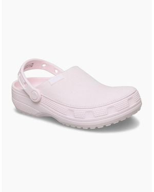 Crocs™ Classic Crafted Textile Blend Bubble Ice Clogs - Pink