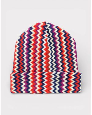 Missoni Zigzag Beanie Multi - Red