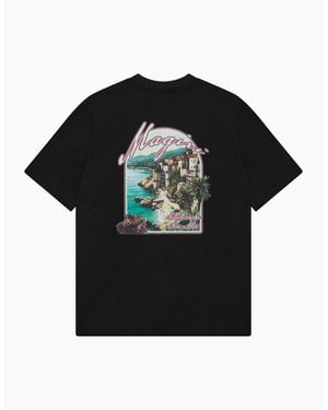 Magrit Sur Mur Printed T-Shirt - Black