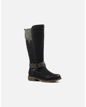 Lunar Vanna Waterproof Long Boot Glb144 - Black