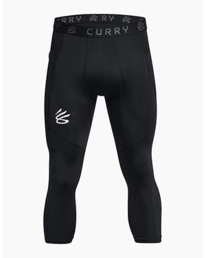 Under Armour Curry Solid Compression Fit Shapewear Leggings - Black