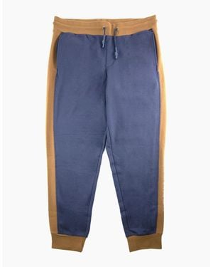 Armani Jeans Printed Logo Jogging Trousers - Blue