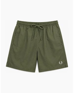 Fred Perry Swim Shorts Laurel Wreath - Green